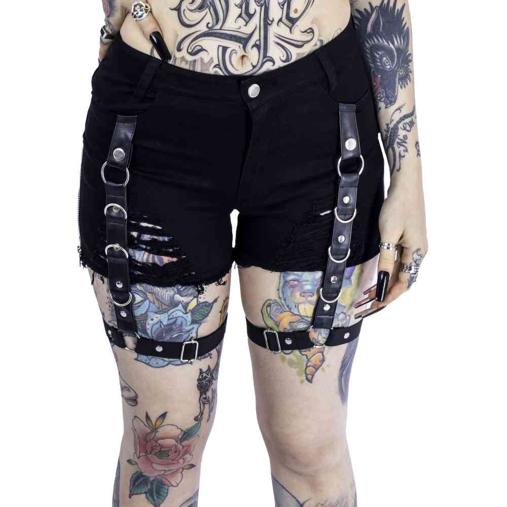 Vixxsin - MANIFEST Kurze Hose - Schwarz